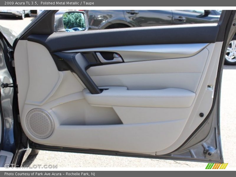 Polished Metal Metallic / Taupe 2009 Acura TL 3.5