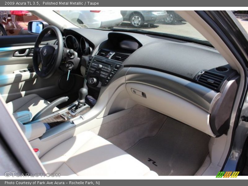 Polished Metal Metallic / Taupe 2009 Acura TL 3.5