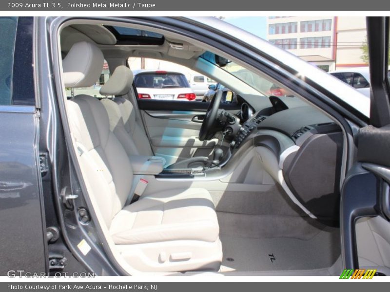 Polished Metal Metallic / Taupe 2009 Acura TL 3.5