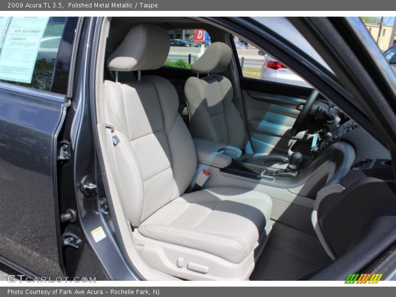 Polished Metal Metallic / Taupe 2009 Acura TL 3.5