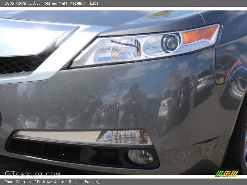 Polished Metal Metallic / Taupe 2009 Acura TL 3.5