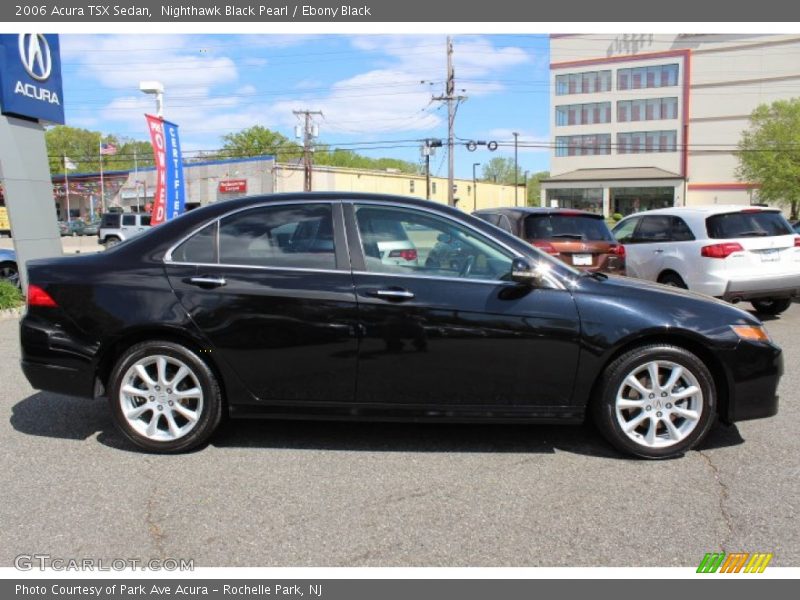 Nighthawk Black Pearl / Ebony Black 2006 Acura TSX Sedan