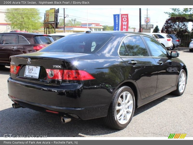 Nighthawk Black Pearl / Ebony Black 2006 Acura TSX Sedan