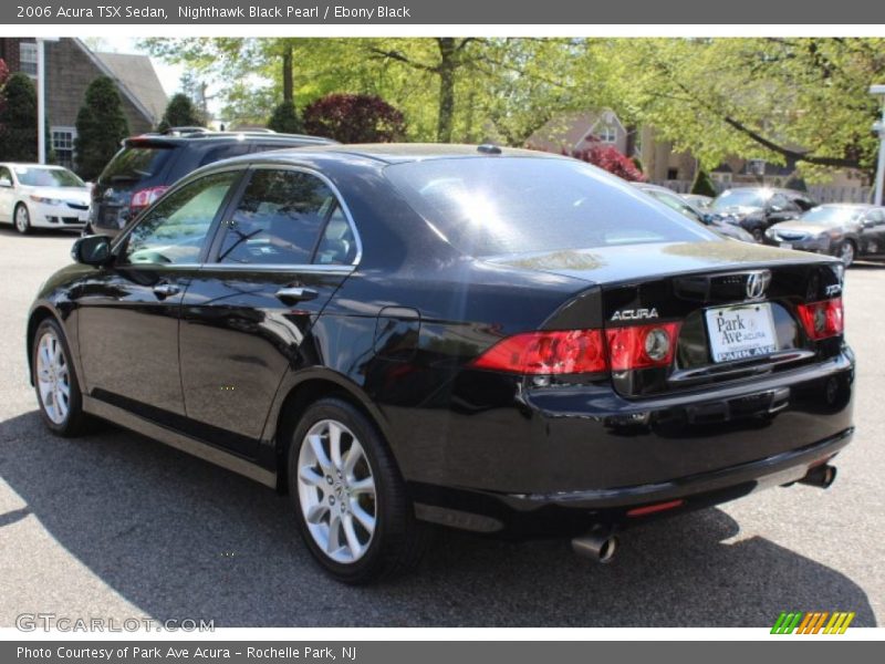 Nighthawk Black Pearl / Ebony Black 2006 Acura TSX Sedan