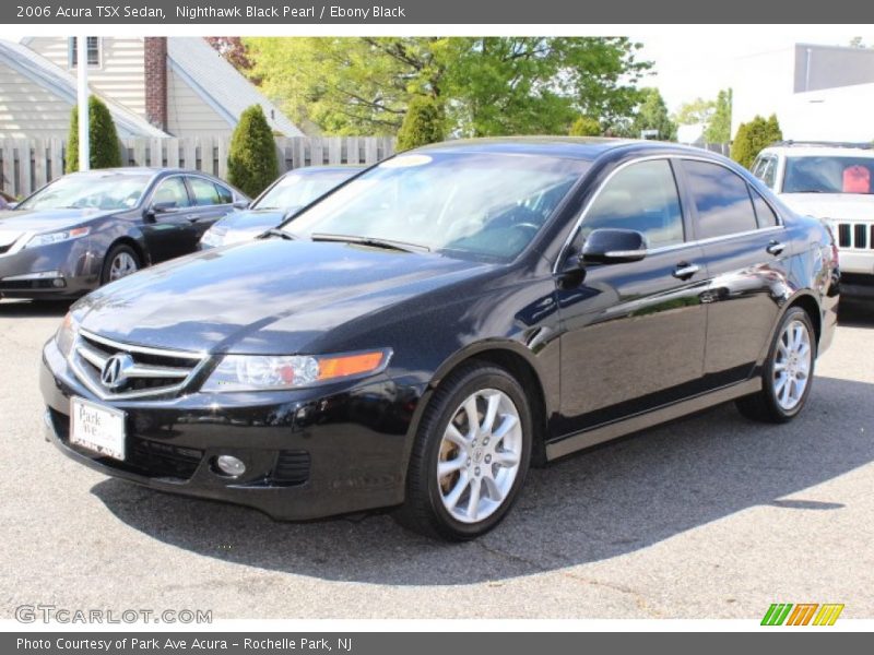 Nighthawk Black Pearl / Ebony Black 2006 Acura TSX Sedan