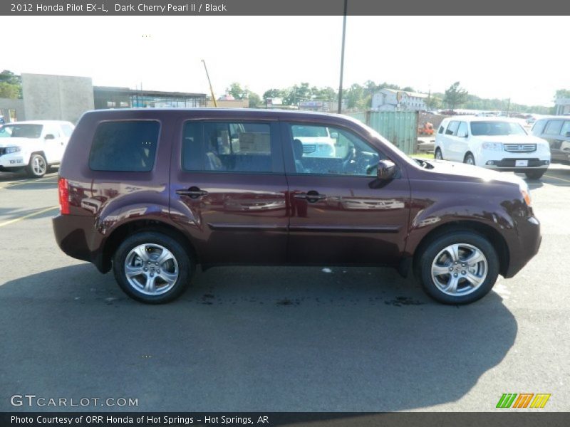 Dark Cherry Pearl II / Black 2012 Honda Pilot EX-L