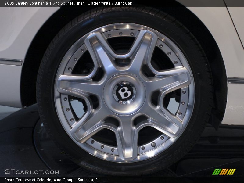 Glacier White / Burnt Oak 2009 Bentley Continental Flying Spur Mulliner