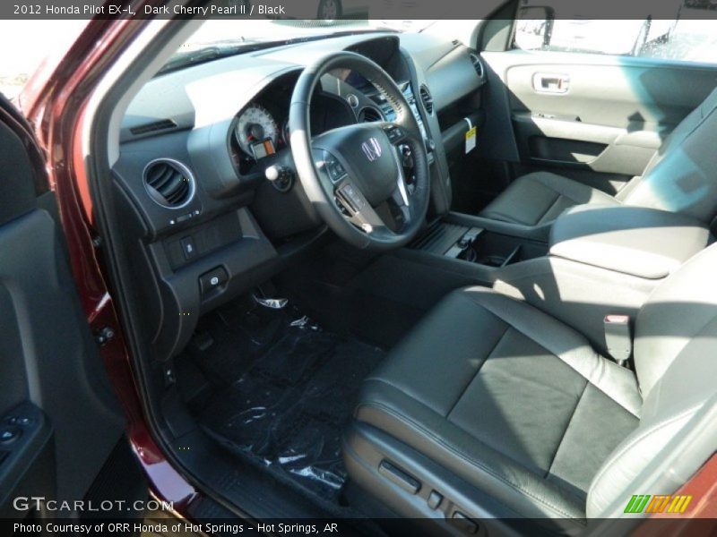 Dark Cherry Pearl II / Black 2012 Honda Pilot EX-L