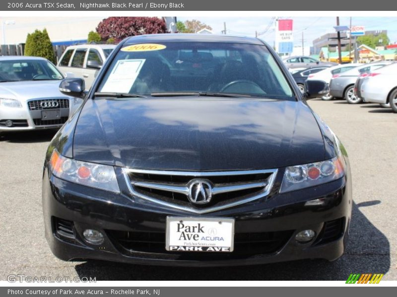 Nighthawk Black Pearl / Ebony Black 2006 Acura TSX Sedan