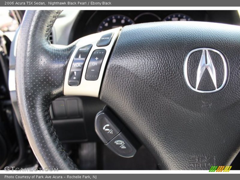 Nighthawk Black Pearl / Ebony Black 2006 Acura TSX Sedan