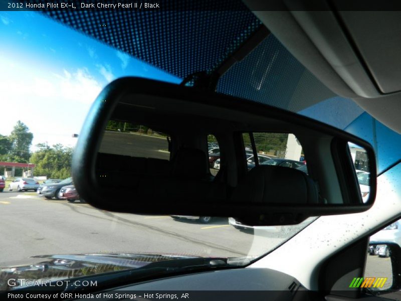 Dark Cherry Pearl II / Black 2012 Honda Pilot EX-L