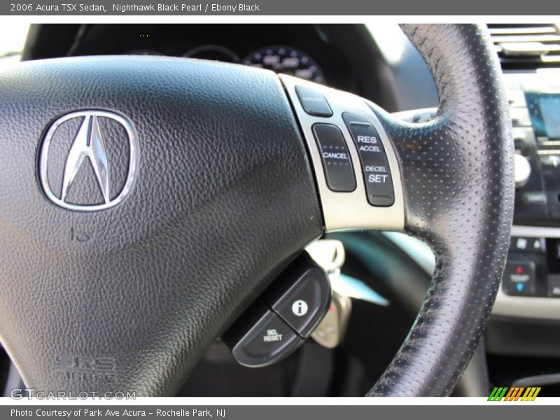 Nighthawk Black Pearl / Ebony Black 2006 Acura TSX Sedan