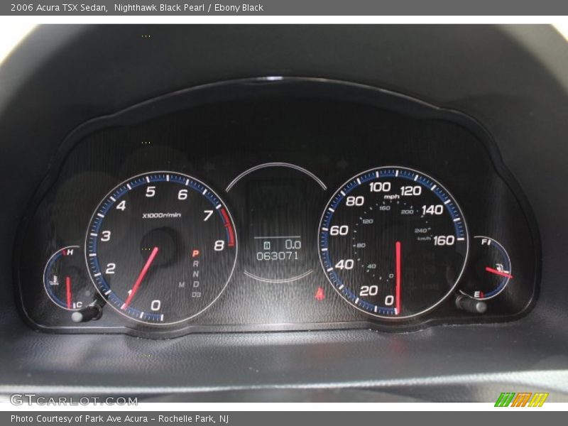  2006 TSX Sedan Sedan Gauges