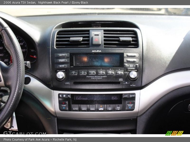 Controls of 2006 TSX Sedan