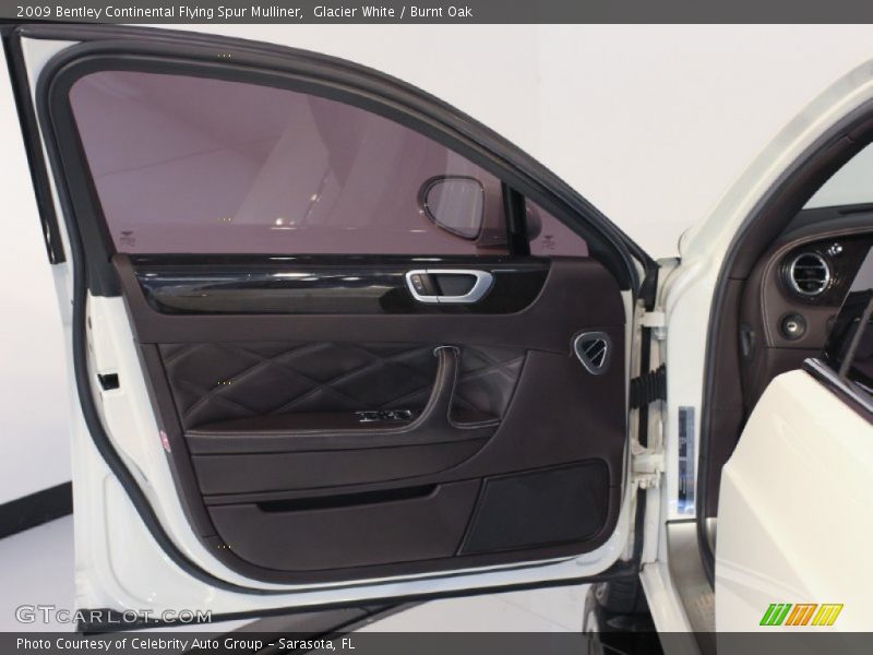 Glacier White / Burnt Oak 2009 Bentley Continental Flying Spur Mulliner