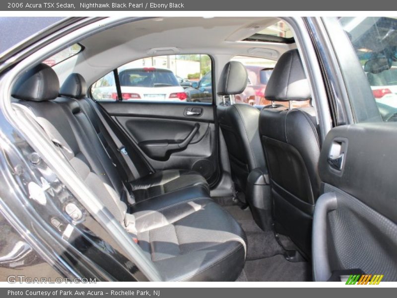 Nighthawk Black Pearl / Ebony Black 2006 Acura TSX Sedan