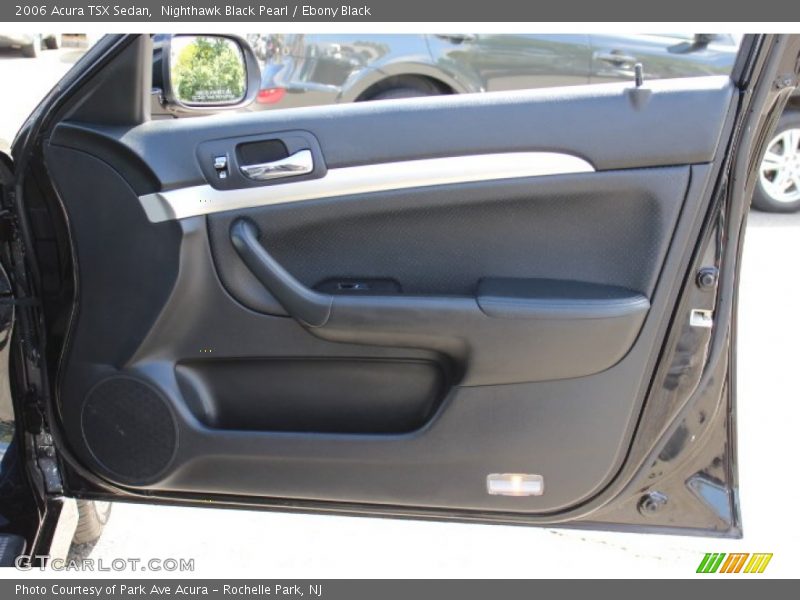 Nighthawk Black Pearl / Ebony Black 2006 Acura TSX Sedan