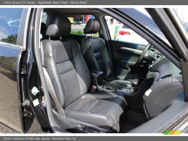 Nighthawk Black Pearl / Ebony Black 2006 Acura TSX Sedan