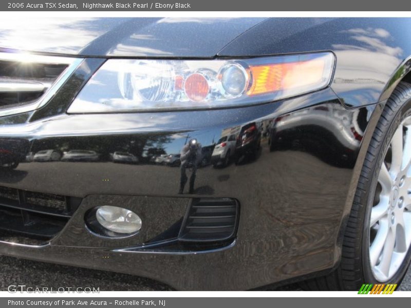 Nighthawk Black Pearl / Ebony Black 2006 Acura TSX Sedan