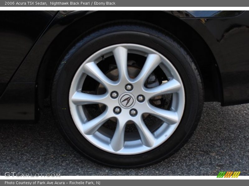 Nighthawk Black Pearl / Ebony Black 2006 Acura TSX Sedan