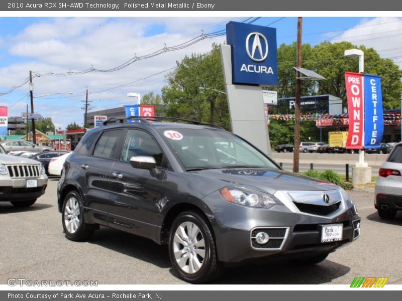 Polished Metal Metallic / Ebony 2010 Acura RDX SH-AWD Technology