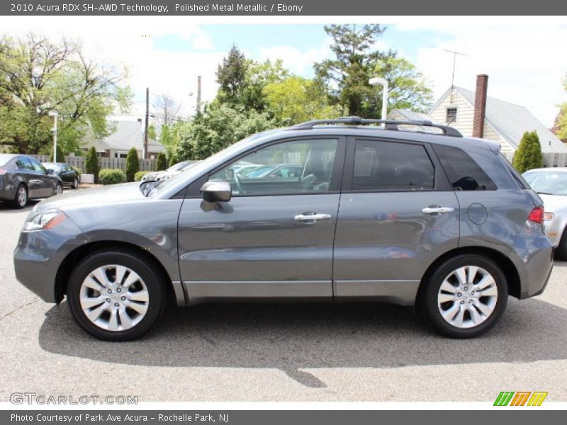 Polished Metal Metallic / Ebony 2010 Acura RDX SH-AWD Technology