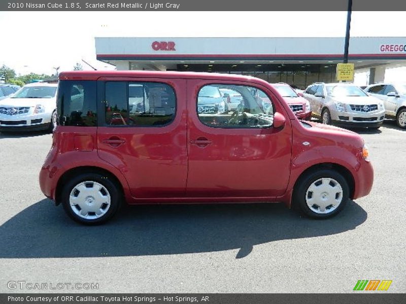 Scarlet Red Metallic / Light Gray 2010 Nissan Cube 1.8 S