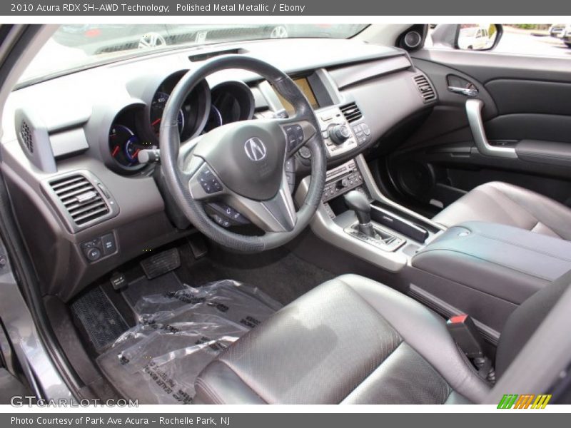 Polished Metal Metallic / Ebony 2010 Acura RDX SH-AWD Technology