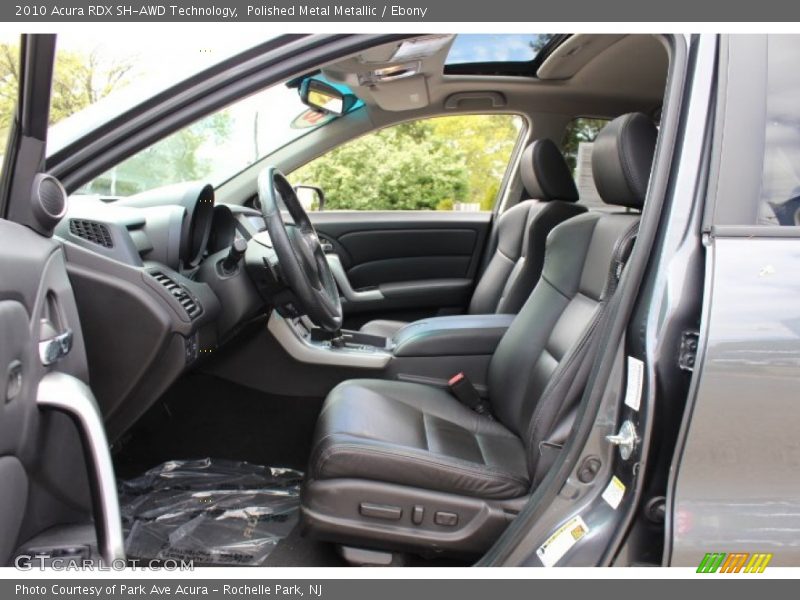 Polished Metal Metallic / Ebony 2010 Acura RDX SH-AWD Technology