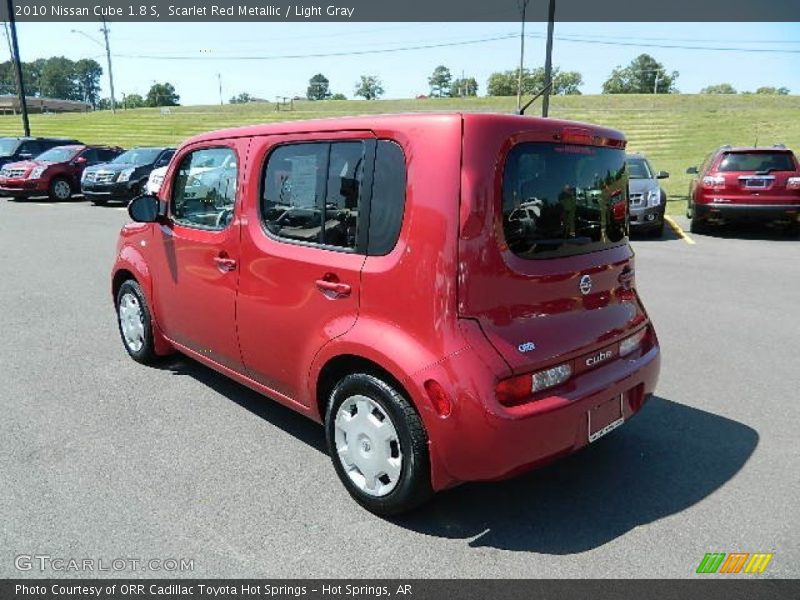 Scarlet Red Metallic / Light Gray 2010 Nissan Cube 1.8 S