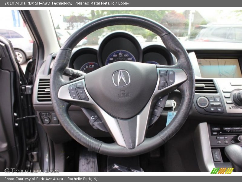 Polished Metal Metallic / Ebony 2010 Acura RDX SH-AWD Technology