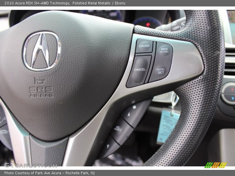 Polished Metal Metallic / Ebony 2010 Acura RDX SH-AWD Technology
