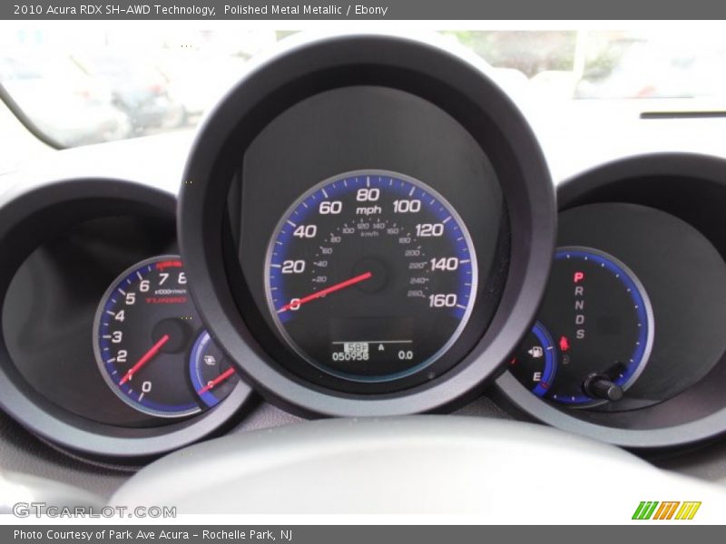 Polished Metal Metallic / Ebony 2010 Acura RDX SH-AWD Technology