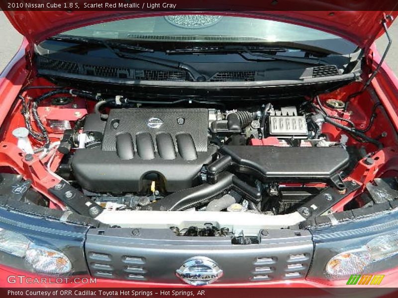 Scarlet Red Metallic / Light Gray 2010 Nissan Cube 1.8 S