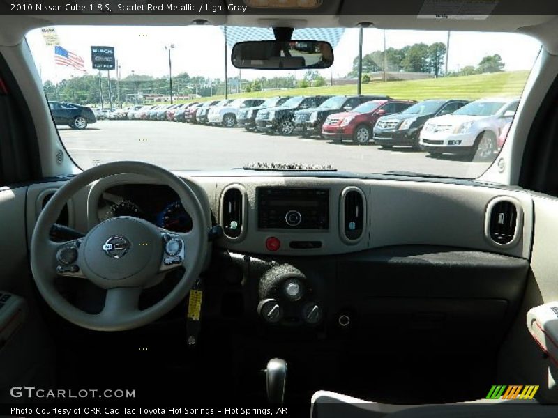 Scarlet Red Metallic / Light Gray 2010 Nissan Cube 1.8 S