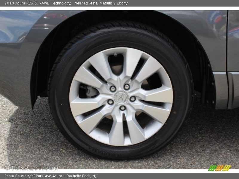 Polished Metal Metallic / Ebony 2010 Acura RDX SH-AWD Technology