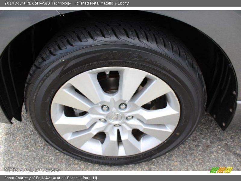Polished Metal Metallic / Ebony 2010 Acura RDX SH-AWD Technology