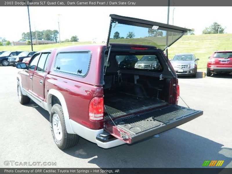 Dark Garnet Red Pearl / Dark Slate Gray 2003 Dodge Dakota SLT Quad Cab