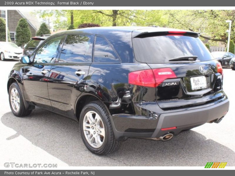 Formal Black / Ebony 2009 Acura MDX Technology