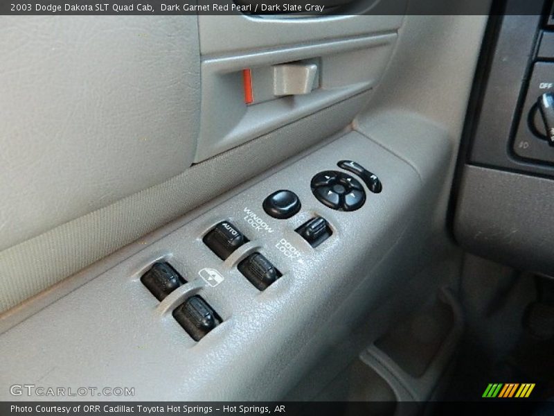 Dark Garnet Red Pearl / Dark Slate Gray 2003 Dodge Dakota SLT Quad Cab