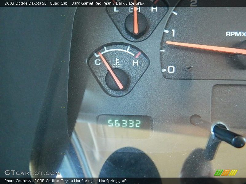 Dark Garnet Red Pearl / Dark Slate Gray 2003 Dodge Dakota SLT Quad Cab