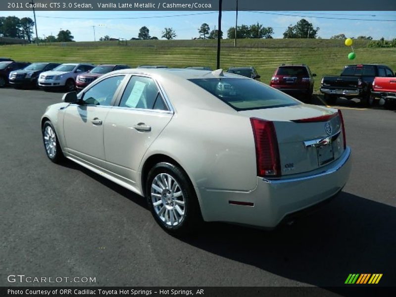 Vanilla Latte Metallic / Cashmere/Cocoa 2011 Cadillac CTS 3.0 Sedan