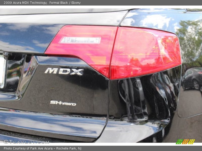 Formal Black / Ebony 2009 Acura MDX Technology