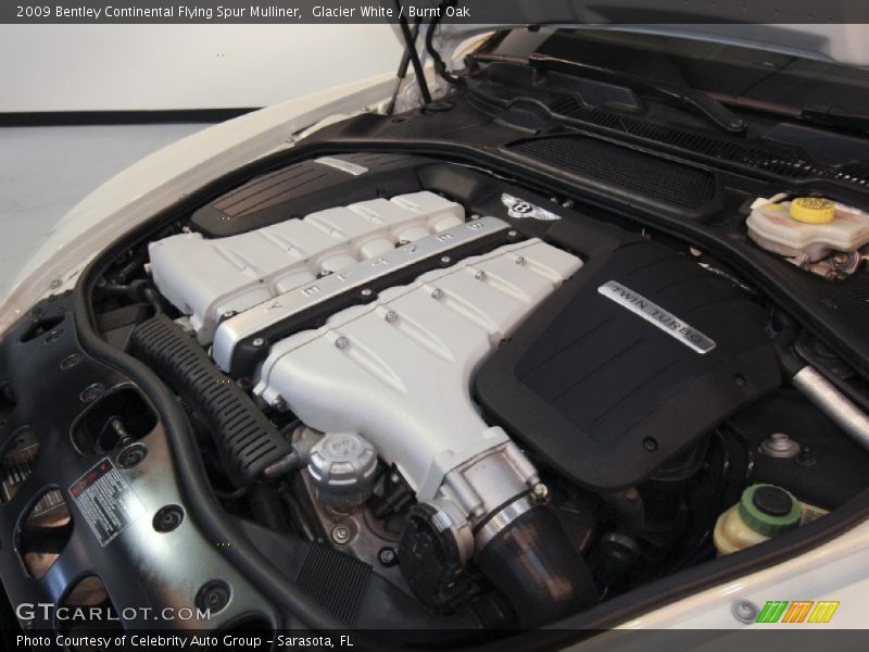  2009 Continental Flying Spur Mulliner Engine - 6.0 Liter Twin-Turbocharged DOHC 48-Valve VVT W12