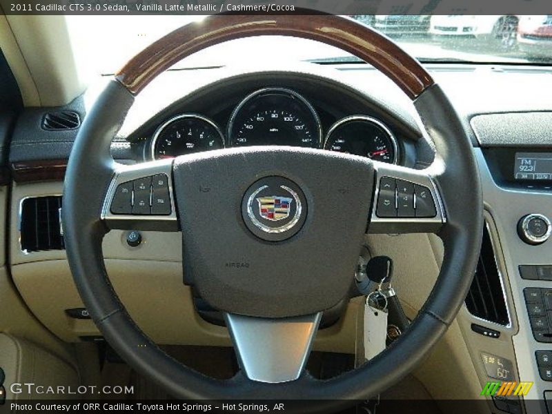 Vanilla Latte Metallic / Cashmere/Cocoa 2011 Cadillac CTS 3.0 Sedan