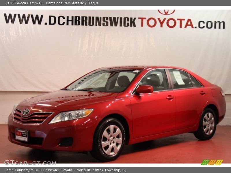 Barcelona Red Metallic / Bisque 2010 Toyota Camry LE