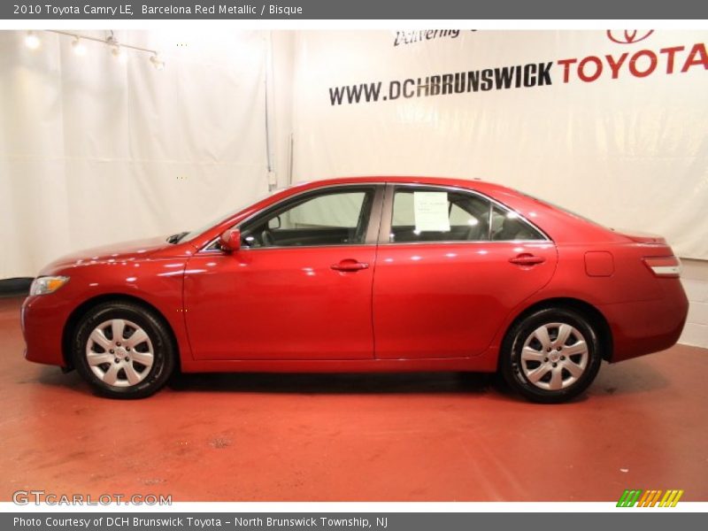 Barcelona Red Metallic / Bisque 2010 Toyota Camry LE