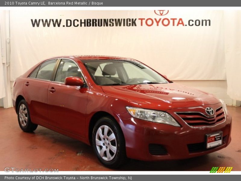 Barcelona Red Metallic / Bisque 2010 Toyota Camry LE