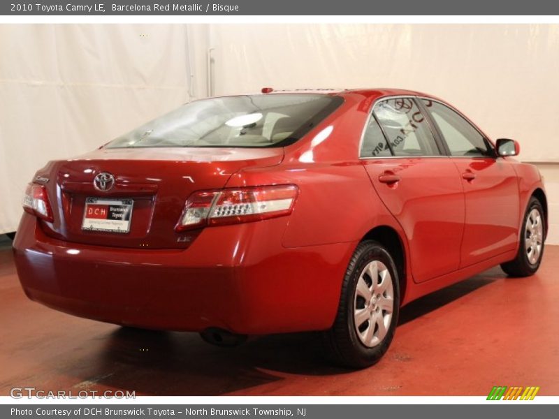 Barcelona Red Metallic / Bisque 2010 Toyota Camry LE