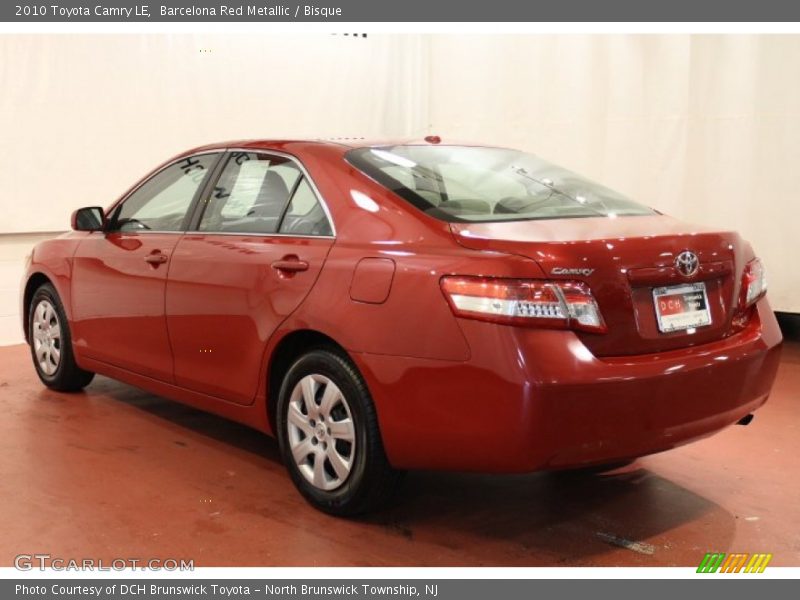 Barcelona Red Metallic / Bisque 2010 Toyota Camry LE